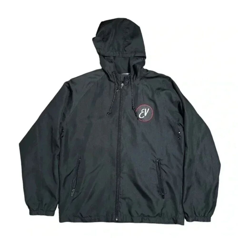 Eddie Vedder EV Pearl Jam 2011 Solo Tour Black Windbreaker